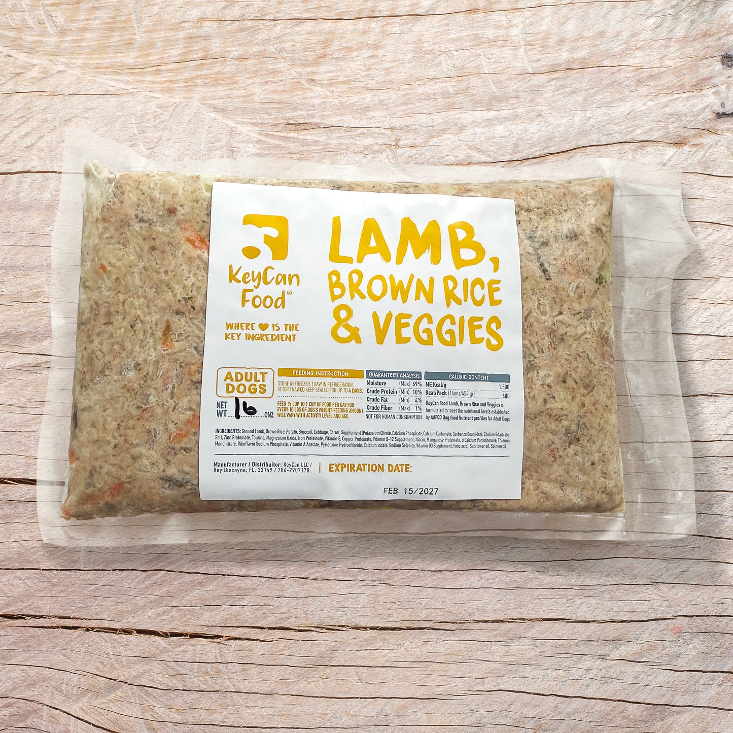Lamb, Brown Rice and Veggies