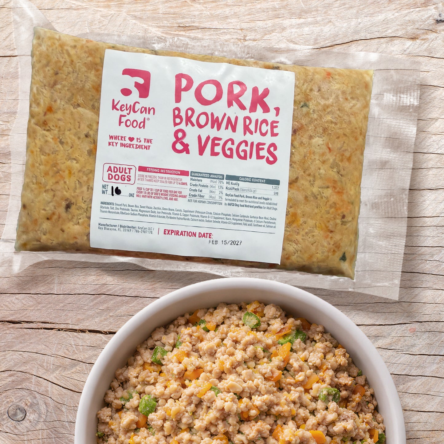 Pork, Brown Rice and Veggies